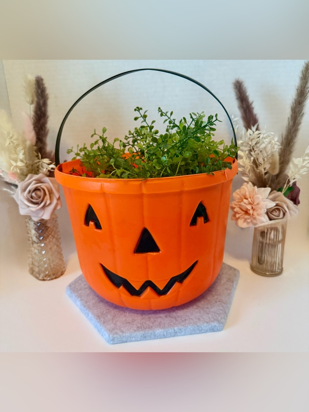 Vintage Halloween Candy Bucket